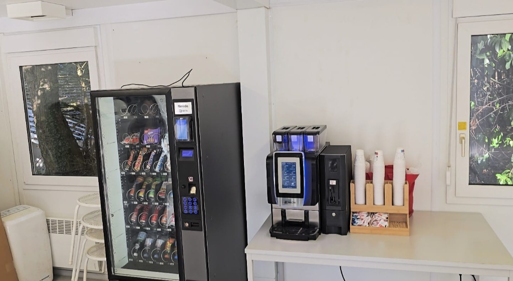 Necta Melodia et café sur chantier BTP