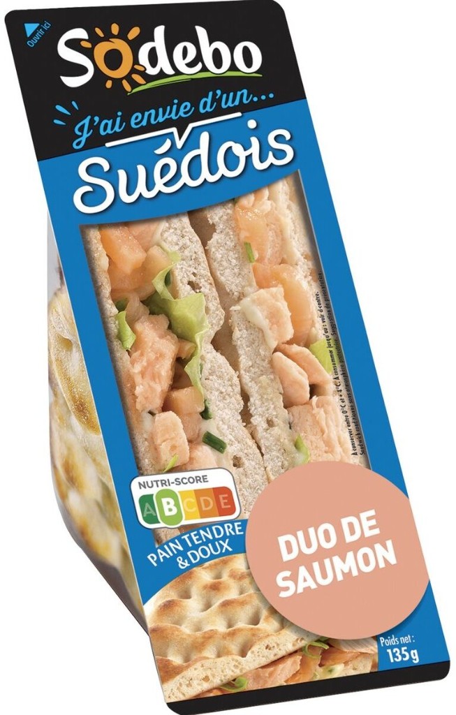 Sandwich duo de saumon